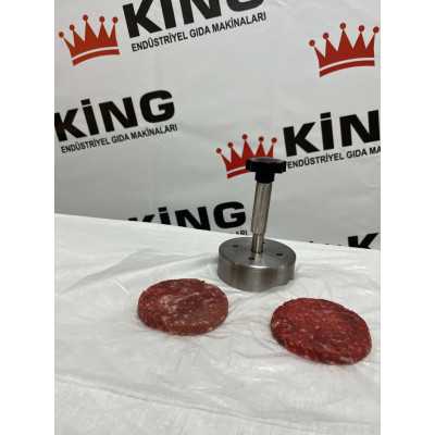 King Makina 10 cm Köfte Aparatı | 90–100 gr Köfte Presi | Paslanmaz Çelik