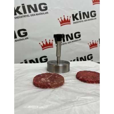 King Makina 10 cm Köfte Aparatı | 90–100 gr Köfte Presi | Paslanmaz Çelik